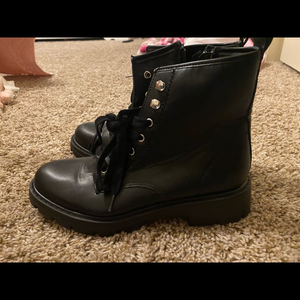 Madden Girl Combat Boots